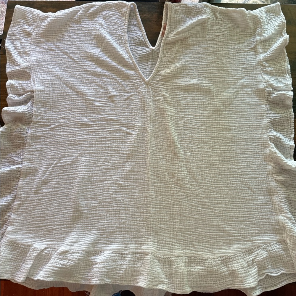 Show Me Your MuMu Textured White Top